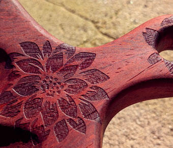 Padauk deviled egg tray